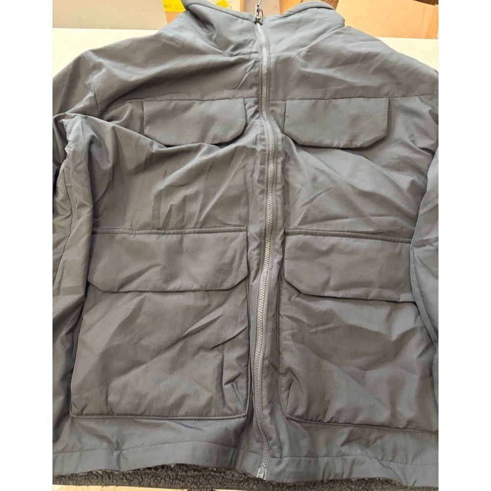 Under Armour Mission Reversible Jacket Black Utility Jacket Sherpa Outerwear NWT